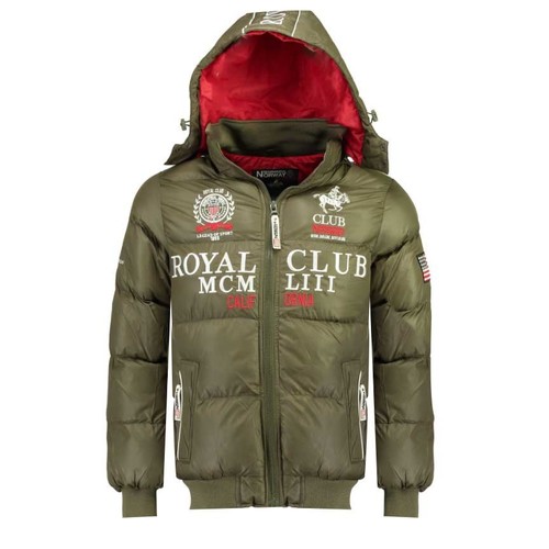 Abbigliamento Bambino Piumini Geographical Norway AVALANCHE BOY Kaki