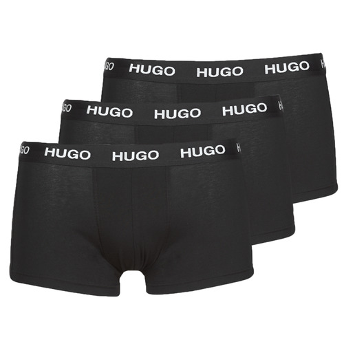 Biancheria Intima Uomo Boxer HUGO TRUNK TRIPLET PACK Nero