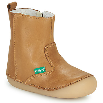 Scarpe Unisex bambino Stivaletti Kickers SOCOOL CHO Camel