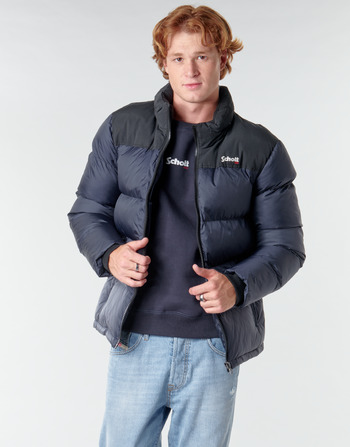 Abbigliamento Uomo Piumini Schott UTAH Marine / Nero