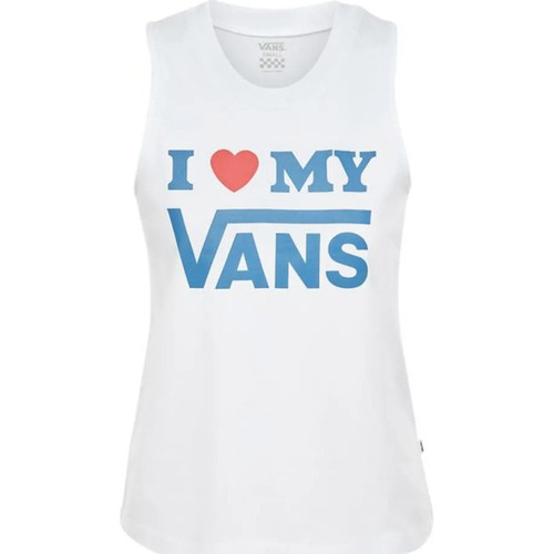 Abbigliamento Donna Top / T-shirt senza maniche Vans VA3UOZWHT Bianco