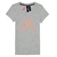 Abbigliamento Bambina T-shirt maniche corte adidas Performance JG A MHE TEE Bianco