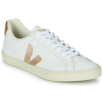 Scarpe Donna Sneakers basse Veja ESPLAR LOGO Bianco / Oro