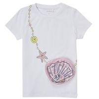 Abbigliamento Bambina T-shirt maniche corte Name it NMFFEFA Bianco