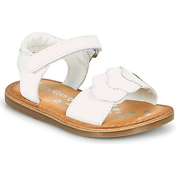 Scarpe Bambina Sandali Kickers DYASTAR Bianco