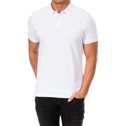 Abbigliamento Uomo Polo maniche corte Hackett HM561503-800 Bianco