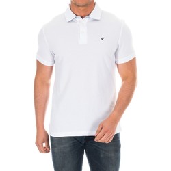 Abbigliamento Uomo Polo maniche corte Hackett HM561798-800 Bianco