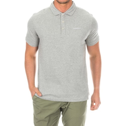 Abbigliamento Uomo Polo maniche corte Hackett HMX1004E-METAL-HEATHER Grigio