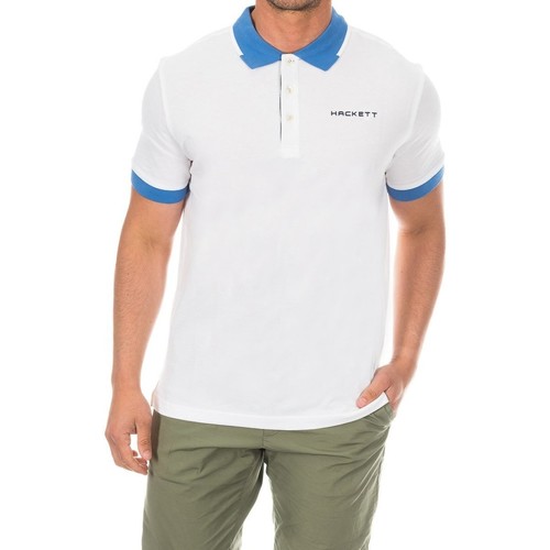 Abbigliamento Uomo Polo maniche corte Hackett HMX1005D-WHITE-YONDER Multicolore