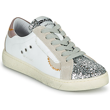 Scarpe Donna Sneakers basse Meline CAR139 Bianco / Glitter