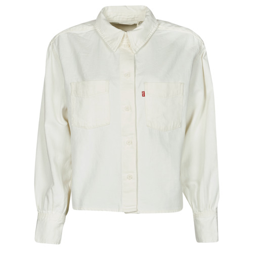 Abbigliamento Donna Camicie Levi's ZOEY PLEAT UTILITY SHIRT Bianco