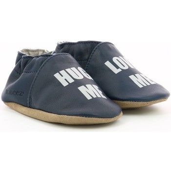 Scarpe Bambina Pantofole Robeez STAY HOME VEG Blu