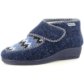 Scarpe Donna Pantofole Emanuela 18005 Blu