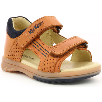 Scarpe Bambino Sandali Kickers Plazabi Marrone