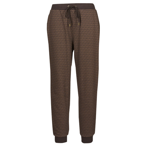 Abbigliamento Donna Pantaloni da tuta MICHAEL Michael Kors MK DOT CLSC SPORT JOGGER Marrone