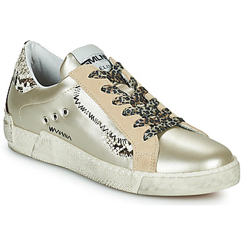 Scarpe Donna Sneakers basse Meline NK139 Oro / Python