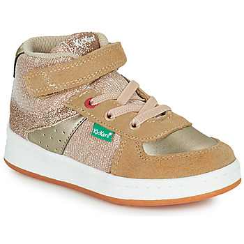 Scarpe Bambina Sneakers alte Kickers BILBON MID Beige