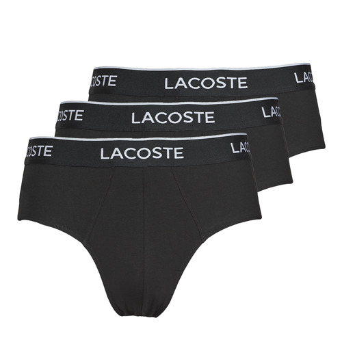 Biancheria Intima Uomo Slip Lacoste 8H3472-031 X3 Nero