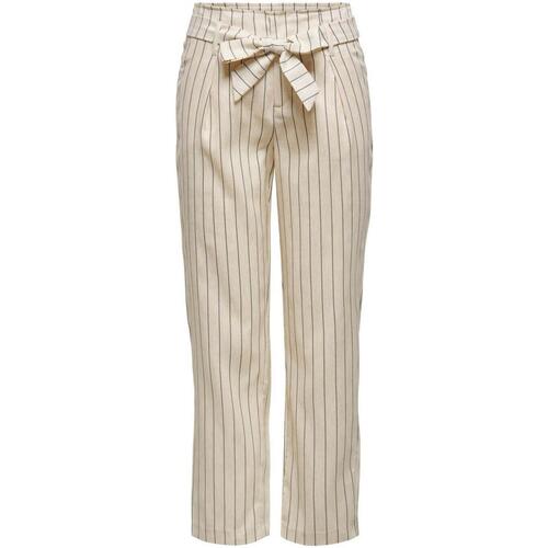 Abbigliamento Donna Pantaloni Only  Bianco