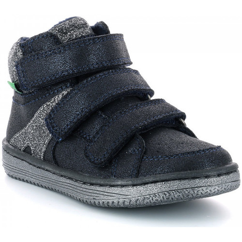 Scarpe Bambina Sneakers alte Kickers Lohan Blu