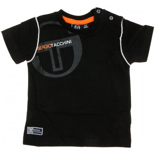 Abbigliamento Bambino T-shirt & Polo Sergio Tacchini 3076M0002 Nero