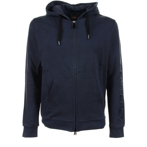 Abbigliamento Uomo Felpe Peuterey Felpa con cappuccio e zip Blu