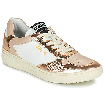 Scarpe Donna Sneakers basse Meline IG-142 Bianco / Rosa / Oro