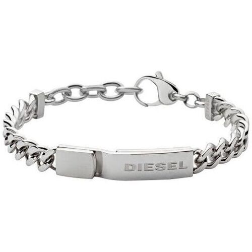 Orologi & Gioielli Uomo Bracciali Diesel DX0966-SILVER Grigio