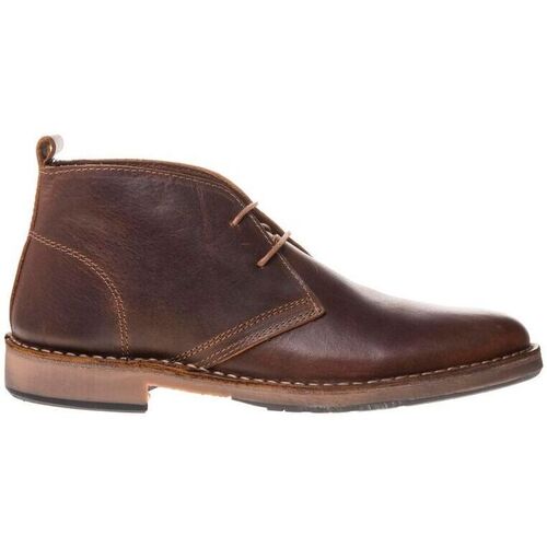 Scarpe Uomo Stivali Sole Elms Desert Stivali Marrone