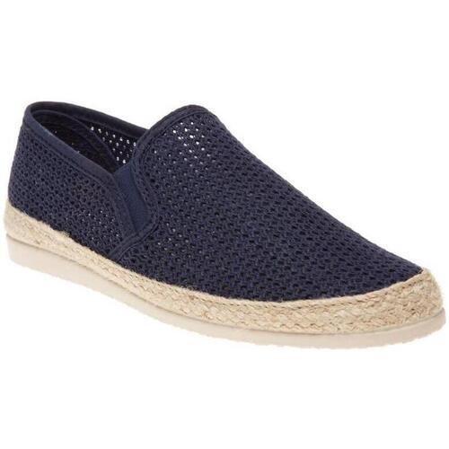 Scarpe Uomo Espadrillas Sole Buckly Scarpe Blu