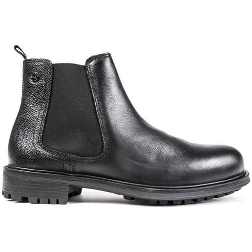 Scarpe Uomo Stivali Sole Alma Chelsea Stivali Nero