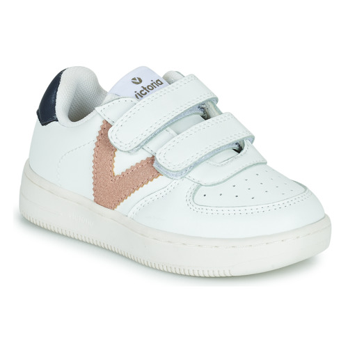 Scarpe Bambina Sneakers basse Victoria TIEMPO EFECTO PIEL & COL Bianco