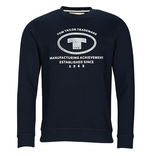 Abbigliamento Uomo Felpe Tom Tailor CREW Marine