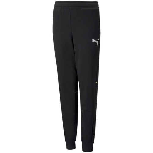 Abbigliamento Unisex bambino Pantaloni morbidi / Pantaloni alla zuava Puma Pantaloni Junior Active Sports Sweat Pants Nero