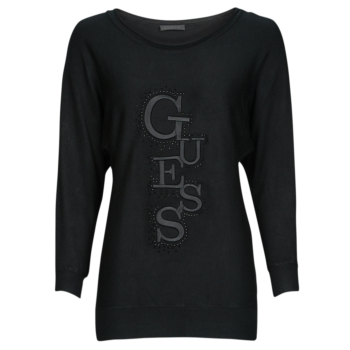 Abbigliamento Donna Maglioni Guess AMELIE BAT SLEEVE Nero