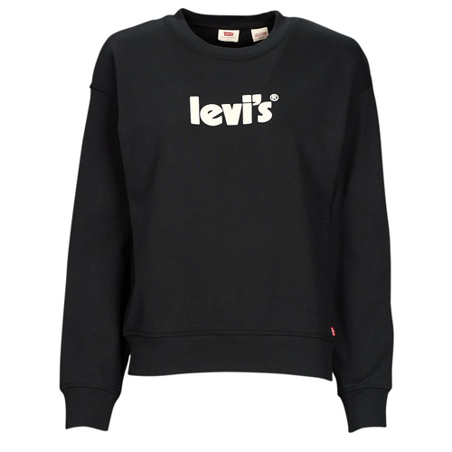 Abbigliamento Donna Felpe Levi's GRAPHIC STANDARD CREW Caviar