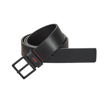 Accessori Uomo Cinture HUGO Giove-L_Sz35 Nero / Rosso