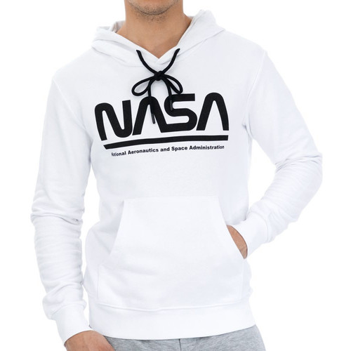 Abbigliamento Uomo Felpe Nasa -NASA05H Bianco