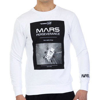 Abbigliamento Uomo Felpe Nasa -MARS03S Bianco