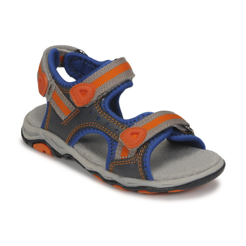 Scarpe Bambino Sandali sport Kickers KIWI Blu / Arancio