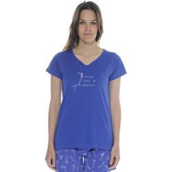 Abbigliamento Donna Pigiami / camicie da notte Christian Cane FAUSTINE Blu