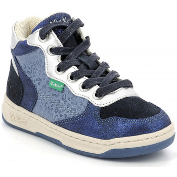 Scarpe Bambina Sneakers alte Kickers Kicklax Blu