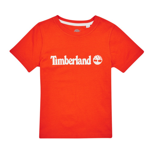 Abbigliamento Bambino T-shirt maniche corte Timberland T25T77 Rosso