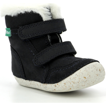 Scarpe Bambina Stivaletti Kickers Sosnowkro Blu