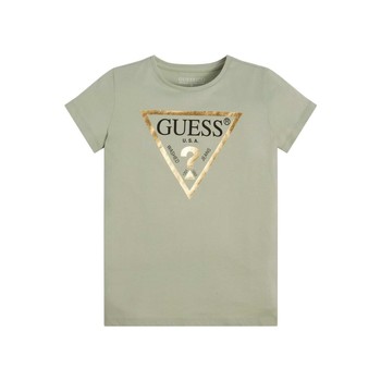 Abbigliamento Bambina T-shirt maniche corte Guess SS T SHIRT CORE Verde