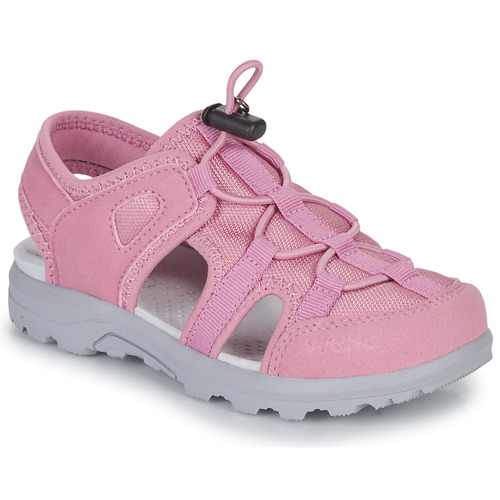 Scarpe Unisex bambino Sandali sport VIKING FOOTWEAR Sandvika Rosa