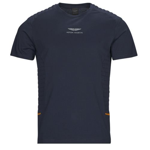 Abbigliamento Uomo T-shirt maniche corte Hackett ASTON MARTIN BY HACKETT AMR MOTO TEE Marine