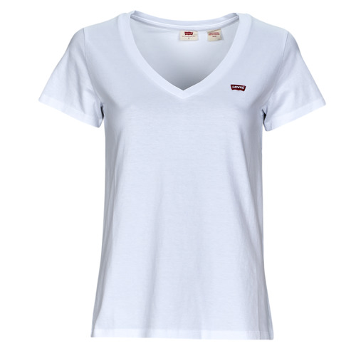 Abbigliamento Donna T-shirt maniche corte Levi's PERFECT VNECK Bianco