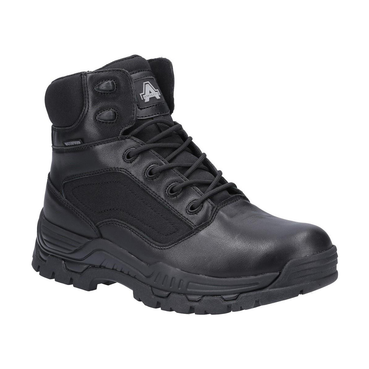 Scarpe Uomo Stivali Amblers Mission Nero