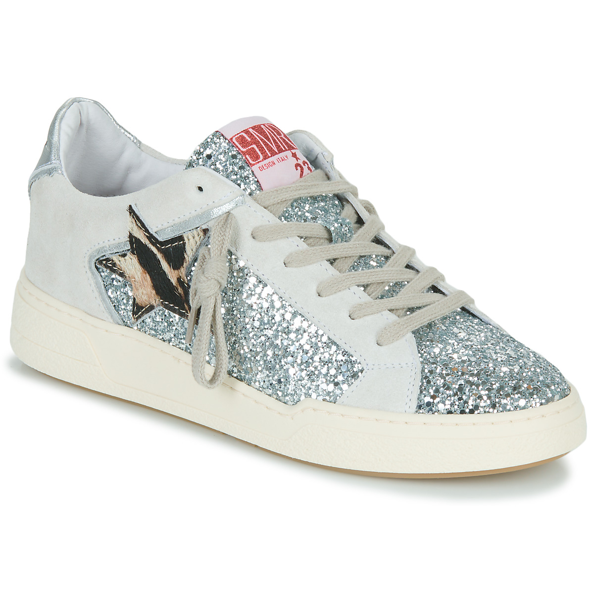 Scarpe Donna Sneakers basse Semerdjian DUCK-9424 Argento / Grigio